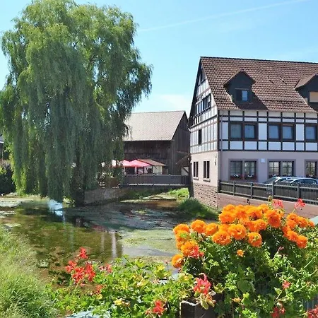 酒店 Landgasthof Zum Jossatal 巴德索登萨蒙特